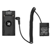 Adaptateur de support de plaque de batterie Andoer NP-F970 F750 avec double interface USB + coupleur de batterie factice EN-EL14