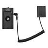Adaptateur de support de plaque de batterie Andoer NP-F970 F750 avec double interface USB + coupleur de batterie factice FZ100
