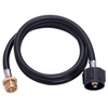 Adaptateur de tuyau de propane de 4 pieds Remplacement du convertisseur de 1 lb à 20 lb pour réservoir QCC1/Type1 connecte un appareil portable en vrac de 1 lb à un réservoir de propane de 20 lb
