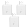 Adaptateur intelligent USB 3PCS Tuya Micro 5V Wireless 5V Flexible et portable Rendre les périphériques USB intelligents grâce au contrôle vocal Tuya APP compatible avec Alexa Google Home