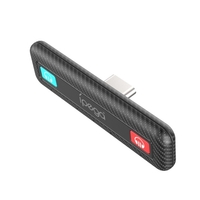 Adaptateur Mini BT iPega PG-SW063 Convertisseur audio avec émetteur audio sans fil à faible latence APTX Remplacement Dual-Link pour N · S / N · SL / PS4 pour haut-parleurs BT Casque Noir