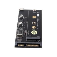 Adaptateur NGFF vers SATA / USB2.0 Adaptateur 2230 2242 2260 2280 SSD avec clé B / M + clé Convertisseur Carte pour SSD avec câble USB