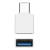 Adaptateur OTG Type-C vers USB2.0 Adaptateur Portable Type-C Mini Taille Plug and Play Large Compatibilité Blanc