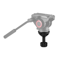 Adaptateur plat à bol de demi-bille de 75 mm avec vis de 1/4 po et 3/8 po pour trépied de tête à fluide Appareil de commande DSLR