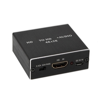 Adaptateur séparateur audio HD vers HD + 3, 5 mm,  SPDIF,  COAXIAL,  2CH / 5.1CH,  séparateur audio convertisseur extracteur audio avec câble USB