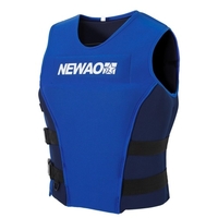 Adultes Gilet de Sauvetage Néoprène Sécurité Gilet de Sauvetage Flotteur Combinaison pour Kayak Pêche Surf Canoë Voile Ski Nautique Wakeboard Natation