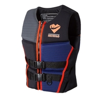 Adultes Gilet de Sauvetage Néoprène Sécurité Gilet de Sauvetage Flotteur Combinaison pour Kayak Pêche Surf Canoë Voile Ski Nautique Wakeboard Natation