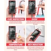 AENNG 621A Écran tactile Multimètre numérique intelligent 9999 Compte Auto Gamme rechargeable Portable NV Universal Comptomètre Ammètre