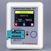 Affichage coloré Transistor testeur TFT multifonction rétro-éclairage Didoe Triode Capacitance résistance Inductance MOSFET NPN PNP Triac MOS automatique d