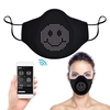 Affichage de message programmable de bricolage de masque facial de LED de silicone confortable doux avec le contrôle d