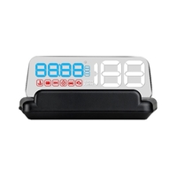 Affichage HUD de voiture,  affichage tête haute Compteur de vitesse haute définition Outil de diagnostic de voiture Élimination du code d