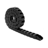 Aibecy 1 m / 3.3ft Transmission chaîne de traction ligne de remorquage 10 * 10mm intérieur 18mm rayon de braquage pour imprimante 3D CNC Machine