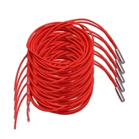 Aibecy 2 pièces 24 V 40 W 6 * 20mm Tube chauffant de chauffage de cartouche à extrémité unique 1.6 m / 5.2ft pour imprimante 3D