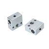 Aibecy 2 pièces bloc chauffant en aluminium bloc chauffant d