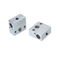 Aibecy 2 pièces bloc chauffant en aluminium bloc chauffant d