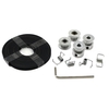 Aibecy 2Pcs GT2 Poulie Roue 20 Dents Alésage 5mm + 2m GT2 Courroie De Distribution 6mm Largeur + 2Pcs Pignon + 4Pcs Ressort De Torsion Tendeur