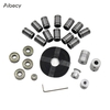 Aibecy 3D Printer Parts Kit de mouvement linéaire LM8UU 608ZZ 624ZZ Roulements Coupleur Arbre 20 Dents Poulie Roues 2M GT2 Ceintures