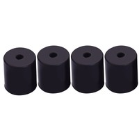 Aibecy 4pcs Colonne en silice 18 mm de résistance à la température élevée compatible avec Ender-3 / Ender-5 / CR-X / CR-10 / CR-10S Imprimante 3D