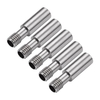 Aibecy 5 pièces tout métal coupe-chaleur gorge MK8 extrudeuse gorge Tube M6 vis 26mm longueur Compatible