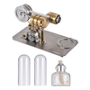 Aibecy Air Chaud Stirling Moteur Moteur Modèle Électricité Générateur Métal Base Science Jouet Éducatif