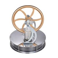 Aibecy basse température Stirling moteur modèle de moteur Heat Steam éducation jouet bricolage Kit