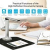 Aibecy BK30 Document Camera Scanner portable haute définition 5 mégapixels format A4 pour prise en charge de la reconnaissance de passeport par carte fichier 7 langues allemand / russe / français / japonais / espagnol / italien / anglais