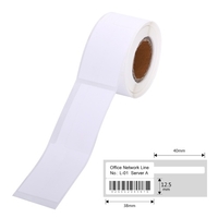 Aibecy Cable Label Auto-Adhésif Thermique Impression Autocollant Papier Étanche Résistant À L