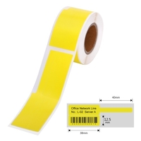 Aibecy Cable Label Auto-Adhésif Thermique Impression Autocollant Papier Étanche Résistant À L