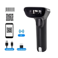 Aibecy Handheld 1D Barcode Scanner USB Wired Bar Code Reader Support Two-Way Manual / Auto Continuous Scanning Compatible with Windows Android Mac for Supermarket Library Logistics Warehouse
