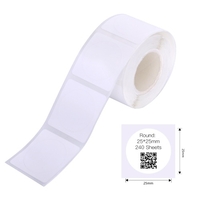 Aibecy Label Paper Thermal Sticker Self-Adhesive Printable Paper Roll Waterproof Oil-Proof Tear Resistant for Price Name Barcode Clear Printing for DP23 Series Thermal Printer Label Maker Machine