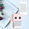 Aibecy Mini Pocket Thermal Printer 58mm Wireless BT Printer 200dpi with 1 Roll Thermal Paper for Printing Photo Memo Label List Journal Planner Cpmpatible with Android iOS Smartphone