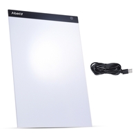 Aibecy Portable A3 LED Boîte à lumière Dessin Traçage Traceur Copie Tableau Tableau Pad Panneau Copieur avec fonction de mémoire Contrôle de la luminosité en continu pour l