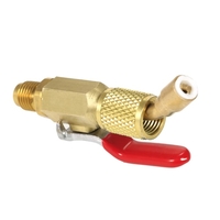 Air climatisé Réfrigérant 3PCS à codage couleur R410A R134A Vannes fermées pour les tuyaux de recharge de réfrigération AC HVAC