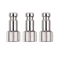 Airbrush Quick Disconnect Coupler Release Fitting 3pcs Male Fitting M5 * 0.4 Female Compatible with Badger Airbrush