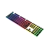 AJAZZ PBT Pudding Keycap 108 touches PBT Keycap Set avec sensation de main givrée pour clavier mécanique noir (uniquement les touches)