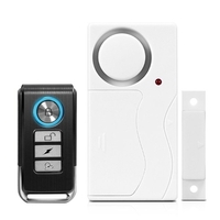 Alarme de porte sans fil Télécommande antivol Alarmes de sécurité pour portes et fenêtres