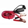 Allume-cigare batterie clip-on voiture prise allume-cigare 50A 18AWG adaptateur batterie de voiture pompe alligator rallonge avec pince de batterie
