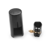 Alto Sax Saxophone Mouthpiece Cap PU Ligature en cuir pour remplacement d