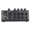 Ammo AM-228 Ultra-compact à faible bruit 8 canaux Métal mono mono mixeur audio avec adaptateur secteur