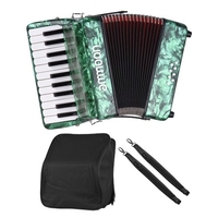Ammoon 22 touches 8 basse Piano accordéon avec sangles réglables Gig Bag