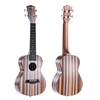 ammoon 24 "Acoustic Soprano Ukulele en bois Ukelele Uke 18 frettes 4 cordes Okoumé Touche palissandre Instrument à cordes Cadeau Musical