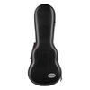 Ammoon 24 pouces Concert Ukulele Gig Bag Housse de transport légère Hardshell Doublure extérieure en peluche PU avec bretelles amovibles
