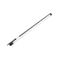 Ammoon 4/4 Violoncelle Violoncelle Arc Bien Équilibrée Fibre de Carbone Rond Bâton Grenouille D