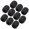 Ammoon 5 pièces Microphone mousse pare-brise pare-brise réduction du bruit éponge couverture de micro pour Microphone à condensateur portable