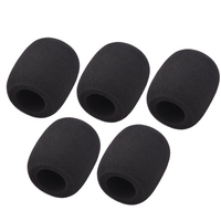 Ammoon 5 pièces Microphone mousse pare-brise pare-brise réduction du bruit éponge couverture de micro pour Microphone à condensateur portable