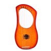 ammoon 7 cordes Lyre Harp Lyres de style ancien Instrument à cordes en bois Okoumé