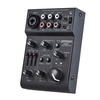 ammoon AGE03 Mélangeur à console de mixage micro-ligne à 5 canaux mini avec interface audio USB Effet écho intégré USB alimenté pour l