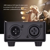 ammoon Alimentation fantôme à faible bruit 48V pour microphone à condensateur Boîtier d