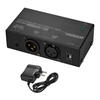 ammoon Alimentation fantôme ultra-compacte pour microphone à condensateur + 12V + 48V sélectionnable avec adaptateur secteur