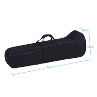 Ammoon Alto Trombone Laiton Or Laque Sib Tone Si Instrument à Vent Plat